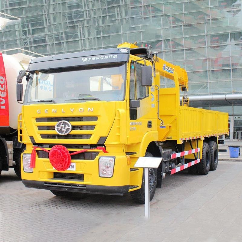 FAW 6x4 Telescopic Boom Truck Crane 12 Ton Hydraulic Mobile Crane