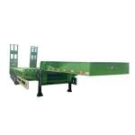Heavy Duty 4-Axle 60T Low Bed Semi-Trailer for Heavy Equipment Transport