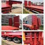 Heavy-Duty 3-Axle 60 Ton Lowbed Semi-Trailer with Fuwa Axles and Mechanical Suspension