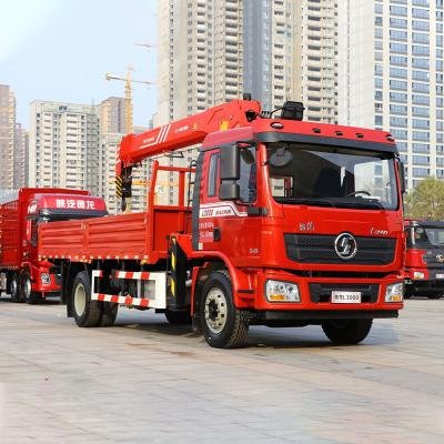 HOWO 8-Ton 4x2 Mounted Crane Truck with Cummins C245 Engine and Telescopic Straight Boom