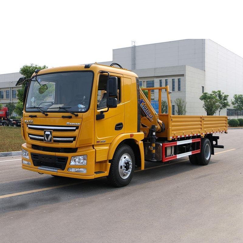 Heavy-Duty 20-Ton Construction Truck Crane 4-Section Straight Boom 40-50 T.m Lifting Moment