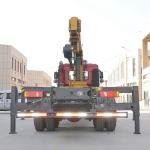 Hengwang HWQY16T 16T 257kW 8x4 Telescopic Boom Truck Mounted Crane