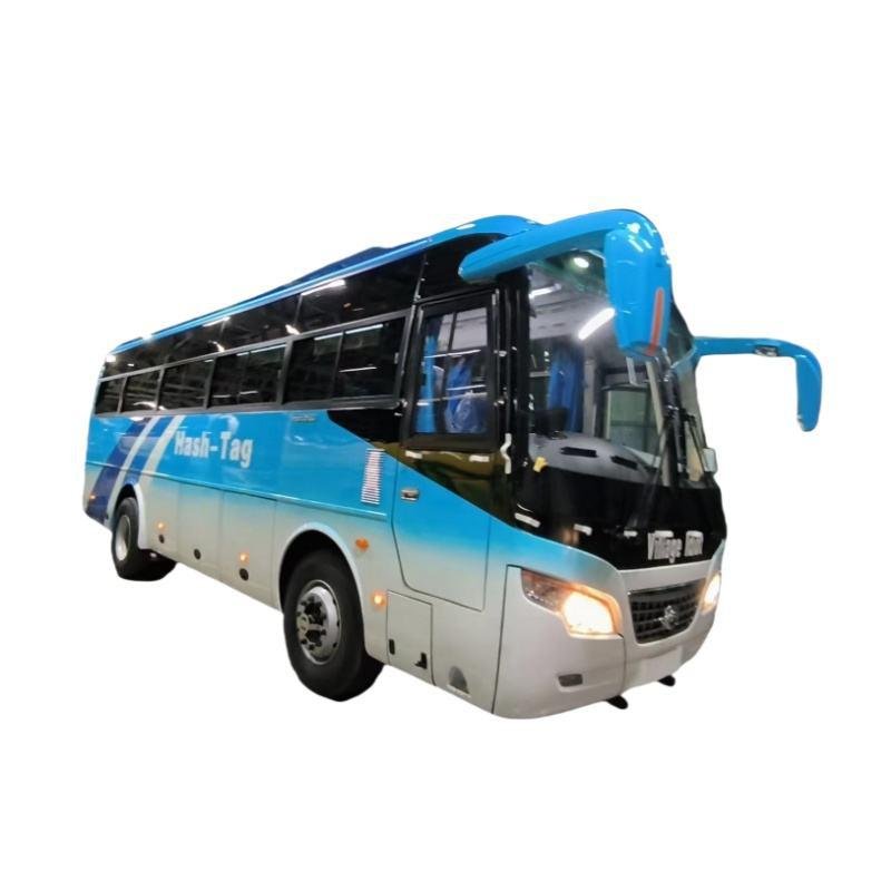 55-seater rear-engine diesel coach bus with right-hand drive configuration for commercial passenger transport