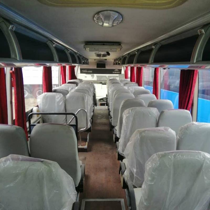 55-Seater Diesel Coach Bus LHD Luxury Passenger Vehicle for Sale