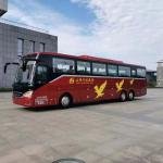 55-Seater Luxury Coach Bus Diesel Manual Transmission 6.8L Engine
