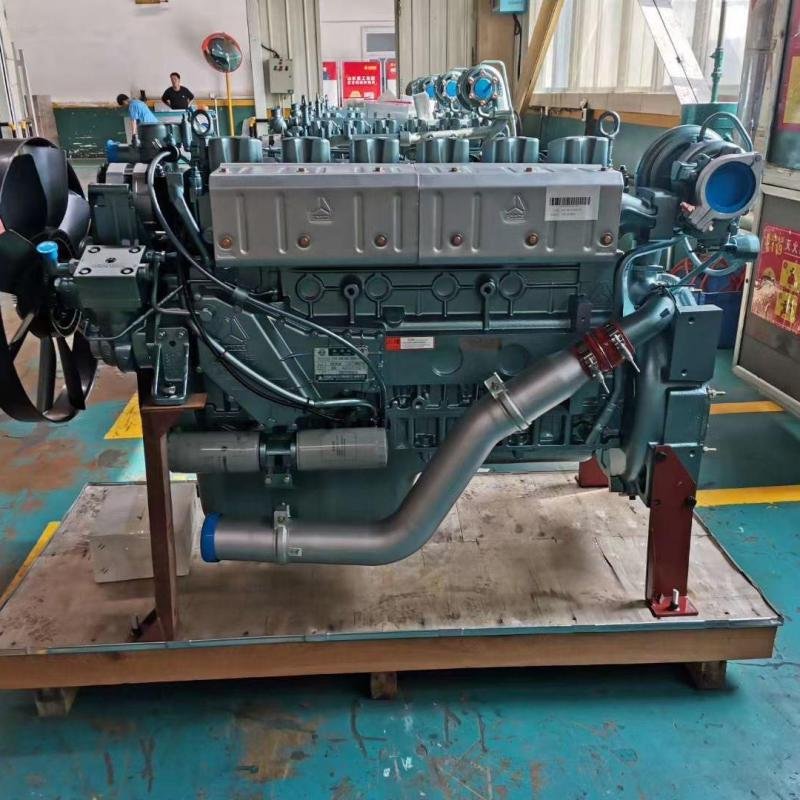Weichai WD615.47/69 6-Cylinder Diesel Engine Assembly for HOWO Dump Trucks
