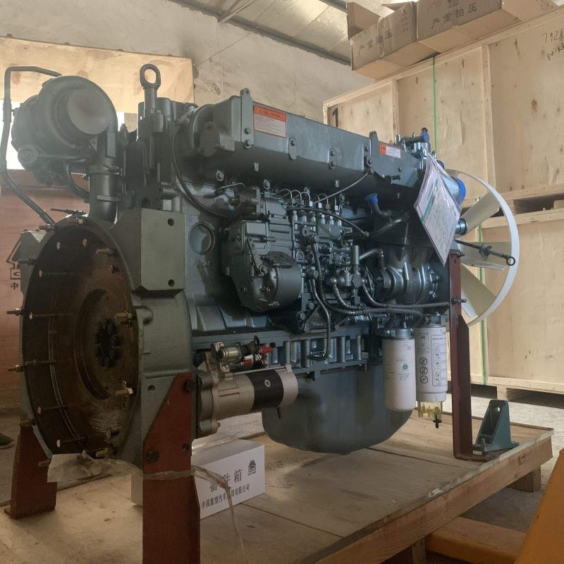 Weichai WD615.47/69 6-Cylinder Diesel Engine Assembly for HOWO Dump Trucks