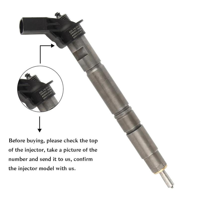 VW Audi Seat Skoda 03L130277A 03L130277B Diesel Fuel Injector 6-Cylinder Common Rail