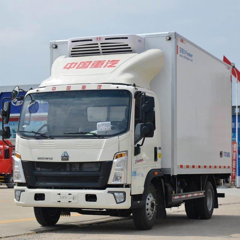 Isuzu 150HP 4x2 Light-Duty Refrigerated Freezer Truck for Meat Transport