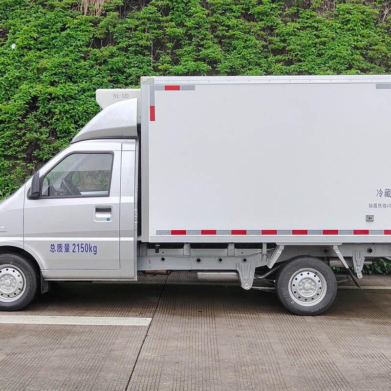 Wuling 102HP 4x2 Cummins Engine Refrigerated Box Truck for Meat Transport