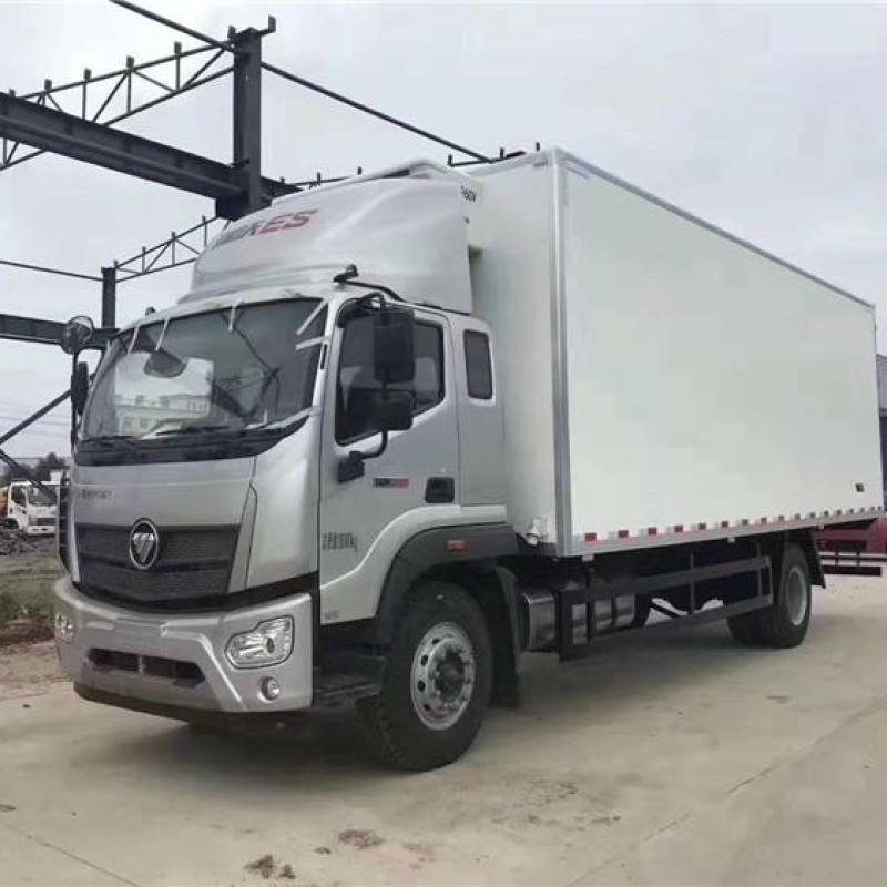 FOTON 6-8T 4×2 Diesel Refrigerated Box Truck for Fresh and Frozen Cargo Transport
