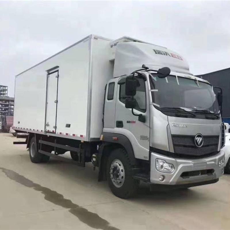 FOTON 6-8T 4×2 Diesel Refrigerated Box Truck for Fresh and Frozen Cargo Transport