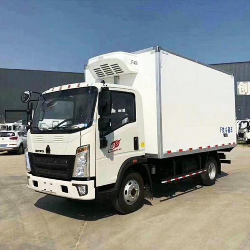 JAC HFC4DE1-1D 4.5T Left Hand Drive Refrigerated Van Truck