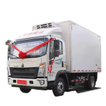 HOWO 170HP 5T 4x2 LHD Refrigerated Box Truck