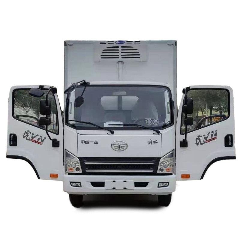 FAW JieFang 4x2 6T Refrigerated Box Truck -25°C Cold Chain Transport Vehicle