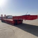 Tarzan 60-Ton 3-Axle Low Bed Semi-Trailer for Heavy Machinery Transport