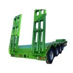 Tarzan 30-60T Heavy-Duty Low Flatbed Semi-Trailer | 3-Axle Steel Lowbed Trailer for Heavy Equipment Transport