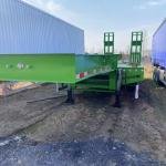 Tarzan 3-Axle 50-Ton Lowboy Low Bed Semi-Trailer for Heavy Equipment Transport