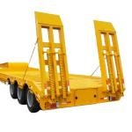 Tarzan 3-Axle 60-Ton Steel Low Bed Semi-Trailer for Heavy Equipment Transport