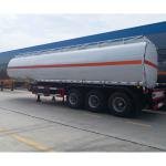 Tarzan 3-Axle 30-60T Steel Fuel Tank Semi-Trailer for Petroleum Transport