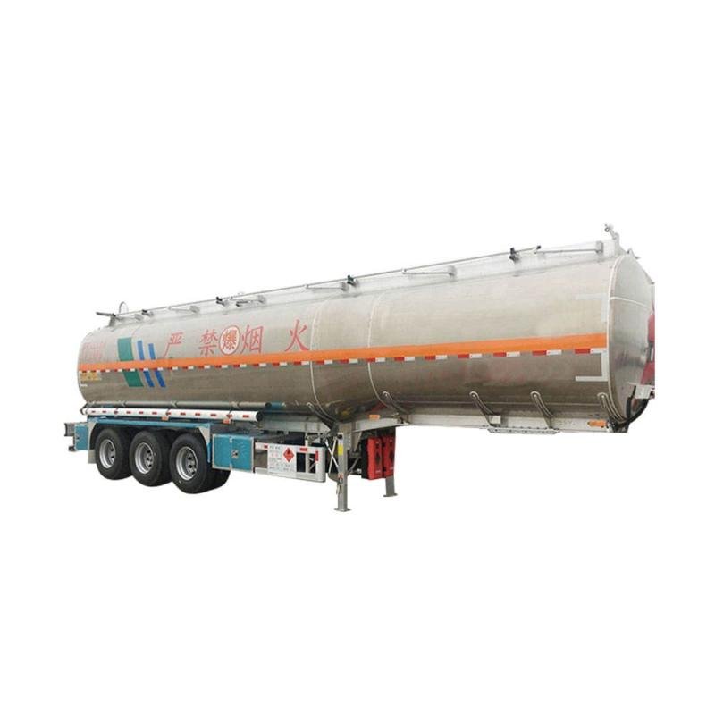 Tarzan 3-Axle 30-60T Steel Fuel Tank Semi-Trailer for Petroleum Transport