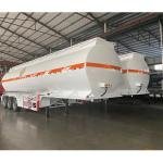 Tarzan 3-Axle 30-60T Steel Fuel Tank Semi-Trailer for Petroleum Transport
