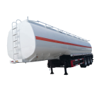 Tarzan 3-Axle 30-60T Steel Fuel Tank Semi-Trailer for Petroleum Transport