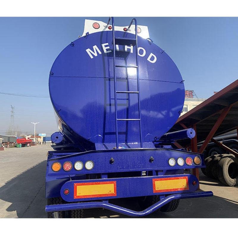 Steel Fuel Tanker Semi-Trailer 45000L 3-Axle Fuel Transport Trailer