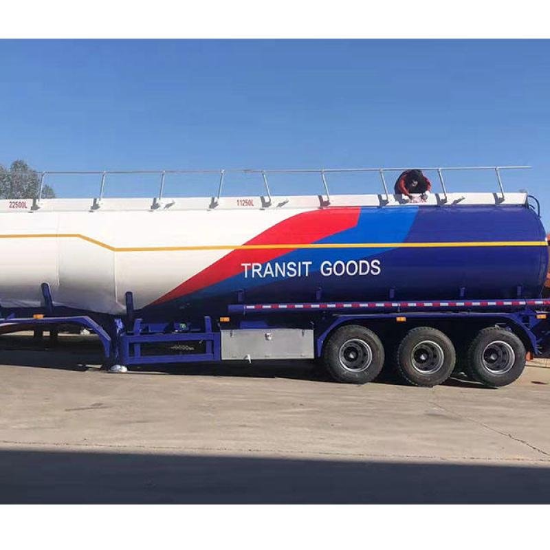 Tarzan 40000L 3-Axle Steel Fuel Tanker Semi-Trailer