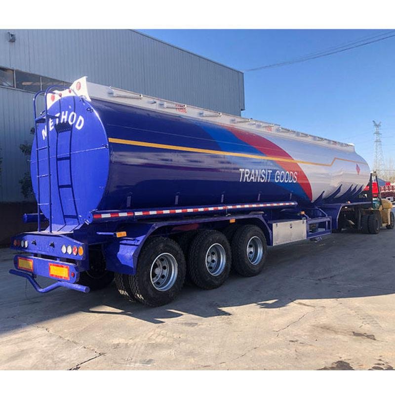 Tarzan 40000L 3-Axle Steel Fuel Tanker Semi-Trailer