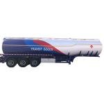 Tarzan 3-Axle 30-60T Steel Fuel Tank Semi-Trailer
