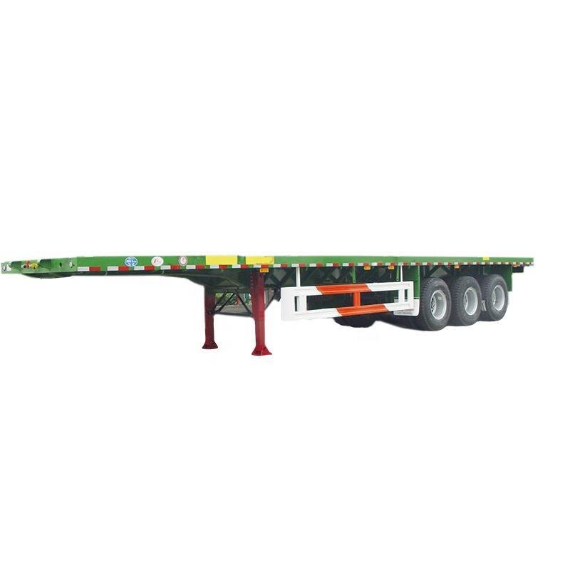 Tarzan 40ft 3-Axle Flatbed Semi-Trailer Container Carrier