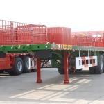 Tarzan 60T 3-Axle 40ft Flatbed Container Semi-Trailer