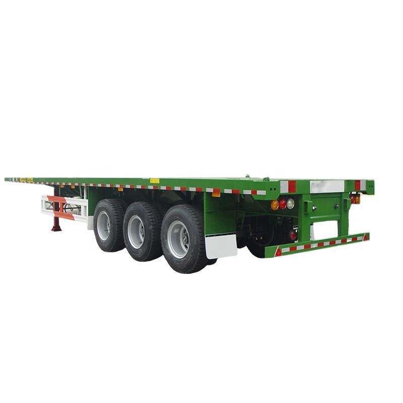 Tarzan 60T 3-Axle 40ft Flatbed Container Semi-Trailer