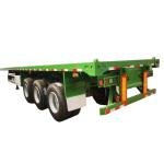 Tarzan 3-Axle 40ft Flatbed Container Semi-Trailer | 60T Loading Capacity Steel Chassis