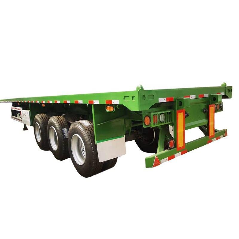 Tarzan 3-Axle 40ft Flatbed Container Semi-Trailer | 60T Loading Capacity Steel Chassis