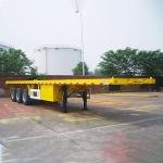 Tarzan 40T 3-Axle Steel Flatbed Semi-Trailer for 20ft 40ft Container Transport