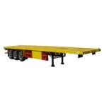 Tarzan 40T 3-Axle Steel Flatbed Semi-Trailer for 20ft 40ft Container Transport