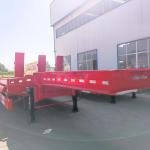 3-Axle Goose Neck Lowboy Lowbed Semi-Trailer 100T Heavy Equipment Transport
