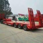 CHINA 3-Axle 60T Steel Flatbed Semi-Trailer