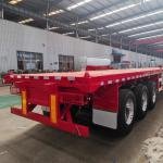 Tarzan 50 Ton 3-Axle Flatbed Semi-Trailer for 40ft Container Transport