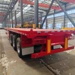Tarzan 50 Ton 3-Axle Flatbed Semi-Trailer for 40ft Container Transport