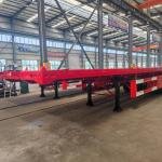 Tarzan 50 Ton 3-Axle Flatbed Semi-Trailer for 40ft Container Transport