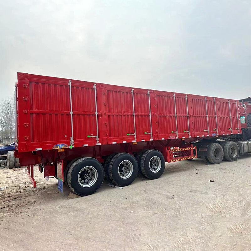 Tarzan 3-Axle 60T Mechanical Suspension Side Dump Semi-Trailer