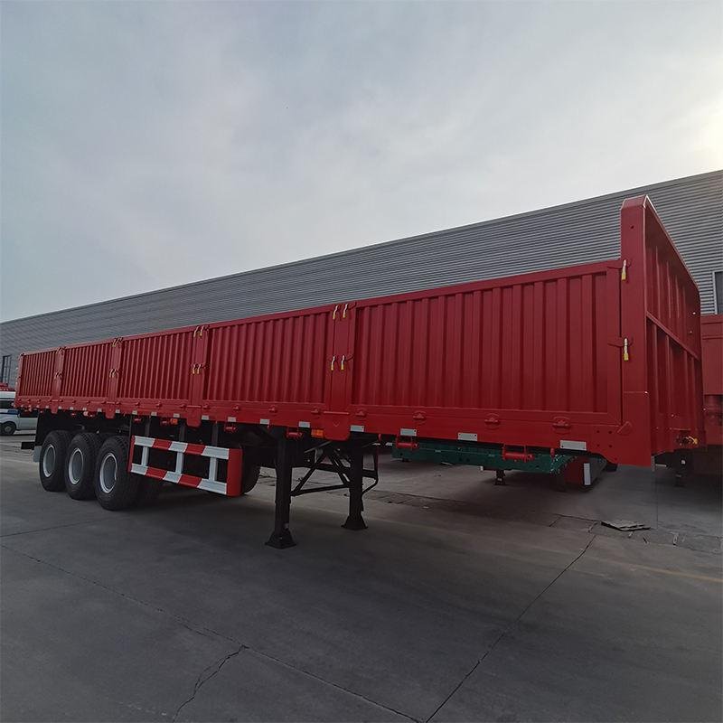 Tarzan 40T 3-Axle Steel Sidewall Semi-Trailer for Bulk Cargo Transport