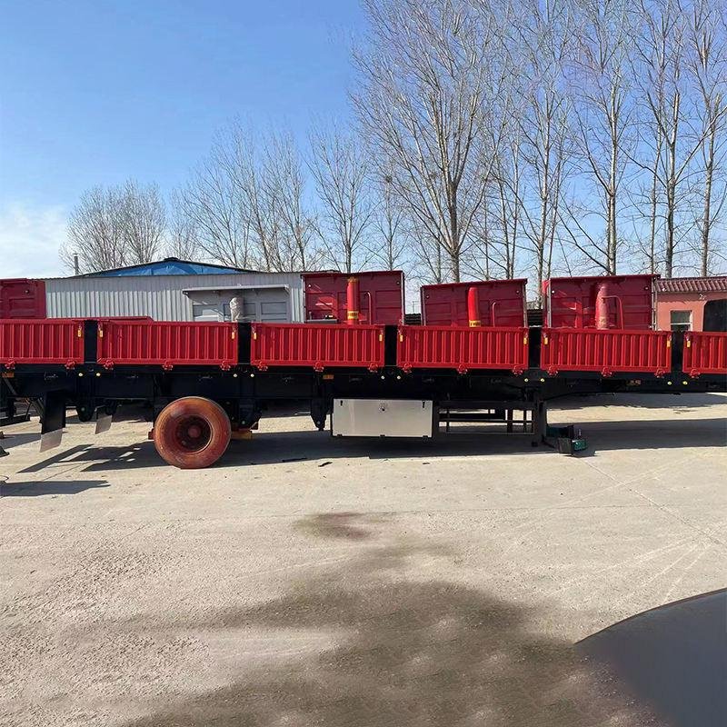 Tarzan 40T 3-Axle Steel Sidewall Semi-Trailer for Bulk Cargo Transport