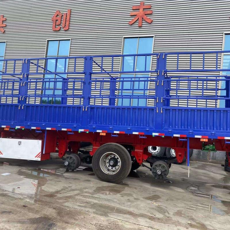 HUALIANGYONGSHUN 40T Flatbed Side Wall Cargo Semi-Trailer