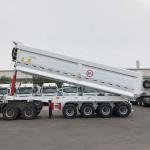 Tarzan 60T 45m³ Tandem 3-Axle Rear Tipper Semi-Trailer