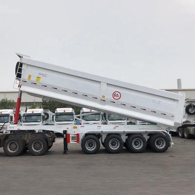 Tarzan 60T 45m³ Tandem 3-Axle Rear Tipper Semi-Trailer