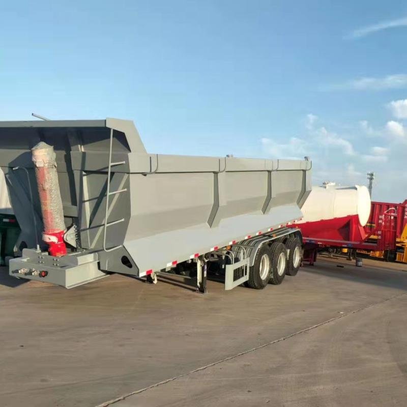 Tarzan 3-Axle 30m³ Heavy-Duty Tipper Semi-Trailer for Construction & Mining